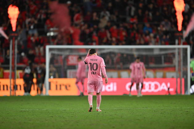 October 24, 2026, Harrison, New Jersey, United States of America: Harrison, New Jersey United States of America. 24 Oct, 2026. Inter Miami CF forward LIONEL MESSI (10) reacts to Red Bulls scoring their second goal of the night at Sports Illustrated Stadium New York Red Bulls defeat Inter Miami CF 2 to 0. Credit: , Jr. Zuma Press Harrison United States of America - ZUMAa301 20261024_aaf_a301_023 Copyright: xBrooksxVonxArxx