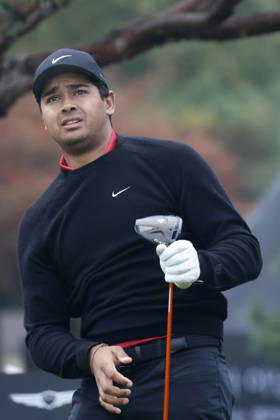 October 25, 2026, Cheonan, Chungnam, SOUTH KOREA: Oct 25, 2026-Cheonan, South Korea-Yurav PREMLALL of South Africa action on 1th Tee during a DP World Tour Genesis Championship Final Round at Woo Jeong Hills CC in Cheonan, South Korea. Cheonan SOUTH KOREA - ZUMAr168 20261025_aap_r168_006 Copyright: xRyuxSeung-Ilx