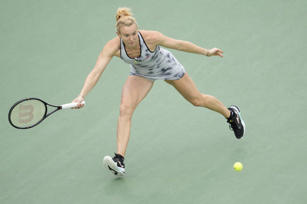 WTA, Tennis Damen Kinoshita Group Japan Open - Day 7 Katerina Siniakova (CZE) plays during her Singles Final match against Ashlyn Krueger (USA) at the 2026 Kinoshita Group Japan Open Women s tennis tournament at Utsubo Tennis Center in Osaka, Japan, on October 25, 2026. Osaka Japan  Copyright: xOwenxHammondx originalFilename:hammond-2026kino261025_npB3t.jpg