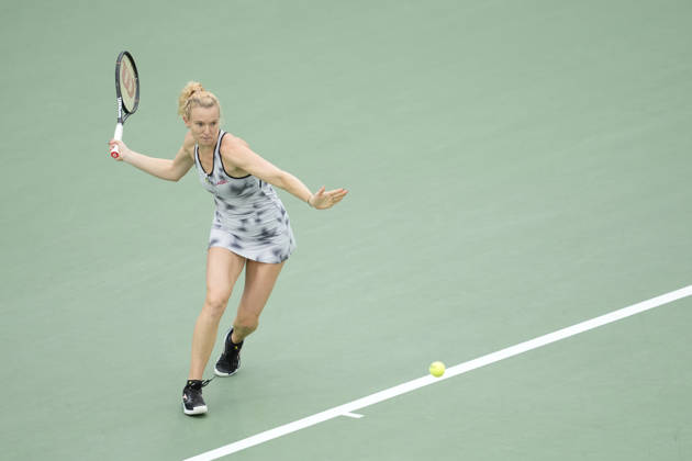 WTA, Tennis Damen Kinoshita Group Japan Open - Day 7 Katerina Siniakova (CZE) plays during her Singles Final match against Ashlyn Krueger (USA) at the 2026 Kinoshita Group Japan Open Women s tennis tournament at Utsubo Tennis Center in Osaka, Japan, on October 25, 2026. Osaka Japan  Copyright: xOwenxHammondx originalFilename:hammond-2026kino261025_npjdD.jpg