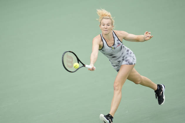 WTA, Tennis Damen Kinoshita Group Japan Open - Day 7 Katerina Siniakova (CZE) plays during her Singles Final match against Ashlyn Krueger (USA) at the 2026 Kinoshita Group Japan Open Women s tennis tournament at Utsubo Tennis Center in Osaka, Japan, on October 25, 2026. Osaka Japan  Copyright: xOwenxHammondx originalFilename:hammond-2026kino261025_npm2B.jpg