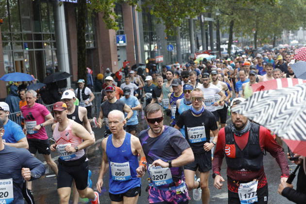 25.10.2026 Leichtathletik 43. Mainova Frankfurt Marathon Start Frankfurt Main Hessen Deutschland