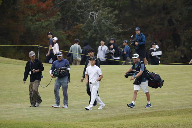 October 25, 2026, Cheonan, Chungnam, SOUTH KOREA: Oct 25, 2026-Cheonan, South Korea-Yuto KATSURAGAWA of Japan action on 18th Fairway during a DP World Tour Genesis Championship Final Round at Woo Jeong Hills CC in Cheonan, South Korea. DP Tour Genesis Championship Final Round  - ZUMAr168 20261025_aap_r168_070 Copyright: xRyuxSeung-Ilx