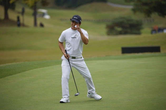 October 25, 2026, Cheonan, Chungnam, SOUTH KOREA: Oct 25, 2026-Cheonan, South Korea-Yuto KATSURAGAWA of Japan action on 16th Green during a DP World Tour Genesis Championship Final Round at Woo Jeong Hills CC in Cheonan, South Korea. DP Tour Genesis Championship Final Round  - ZUMAr168 20261025_aap_r168_072 Copyright: xRyuxSeung-Ilx