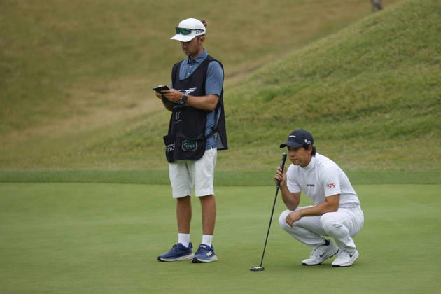 October 25, 2026, Cheonan, Chungnam, SOUTH KOREA: Oct 25, 2026-Cheonan, South Korea-Yuto KATSURAGAWA of Japan action on 16th Green during a DP World Tour Genesis Championship Final Round at Woo Jeong Hills CC in Cheonan, South Korea. DP Tour Genesis Championship Final Round  - ZUMAr168 20261025_aap_r168_075 Copyright: xRyuxSeung-Ilx