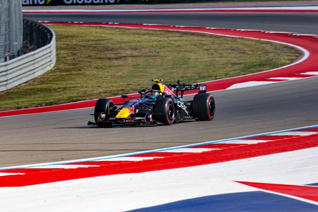 October 25, 2026, Italy: Isack Hadjar from France, driving the (6) Oracle Red Bull Racing RB22 Red Bull Ford during United States Grand Prix - Austin - Saturday - Qualifying at Circuit of the Americas (COTA) in Austin. Italy - ZUMAm313 20261025_zsp_m313_152 Copyright: xAlessioxMorgesex