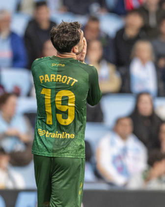 R.C. Cleta versus Real Betis Balompie; LA Liga EA Sports,matchday 10 Troy PArroott of Real Betis rues during the matchday 10 of LA Liga EA Sports R.C. Celta versus Real Betis on Octuber 25 2026 at Abanca Balaidos Stadium; Vigo Vigo Pontevedra Spain Copyright: xLuisxlorenzox