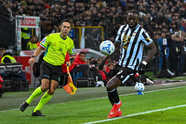 IPA90182217 - A photo of Udinese s Keinan Davis in action during the Udinese Calcio vs. AC Milan Serie A soccer match in Udine, Italy, on October 25, 2026  Copyright: xAlessioxMarini IPAxSportx xx IPA90182217 IPA90182217