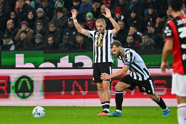 IPA90182900 - A shot of Udinese s Jesper Karlstrom during the Udinese Calcio vs. AC Milan Italian Serie A soccer match in Udine, Italy, on October 25, 2026  Copyright: xAlessioxMarini IPAxSportx xx IPA90182900 IPA90182900
