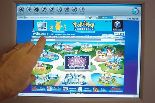 Internetseite der Walt Disney Company