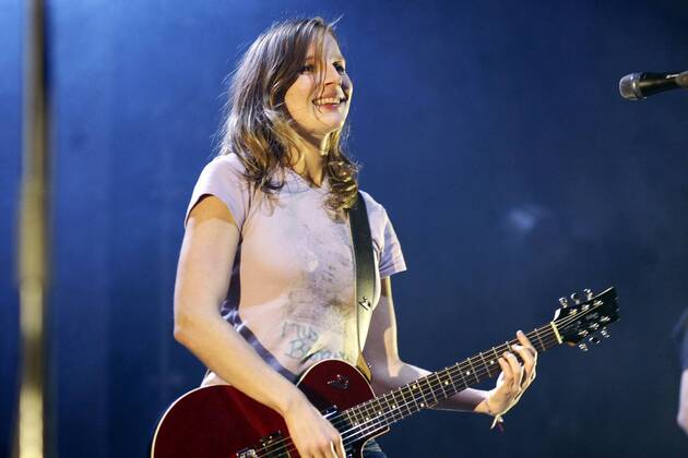 Sängerin Judith Holofernes (GER Wir sind Helden) anlässlich eines Auftritts in der Mainzer Phoenixhalle