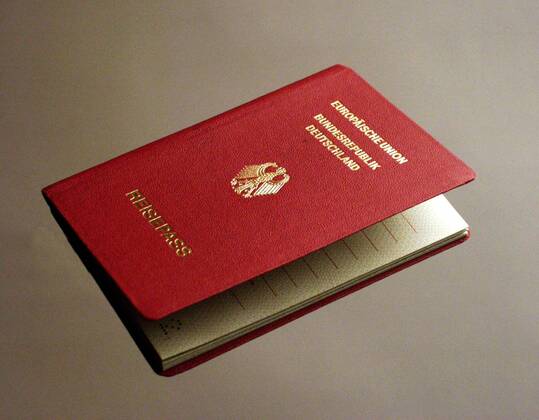 Reisepass der Bundesrepublik Deutschland in der Europäischen Union