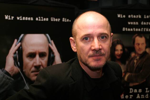 Schauspieler Ulrich Mühe (GER) anlässlich der Filmpremiere - Das Leben der Anderen - in Weimar
