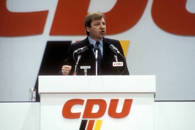 Eberhard Diepgen (GER CDU Regierender Bürgermeister Berlin) während einer Rede in Berlin