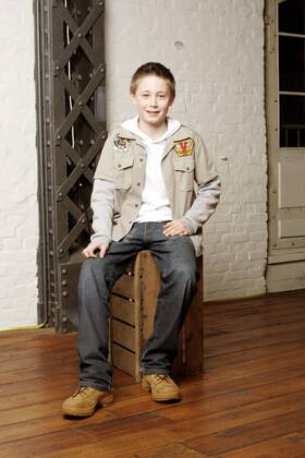Schauspieler Moritz Glaser anlässlich eines Fotoshootings zur TV-Serie - Die Pfefferkörner - in Hamburg