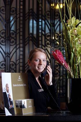 Hotelfachfrau Odile Heidemann (Super-Azubi) anlässlich eines Fotoshootings in Berlin