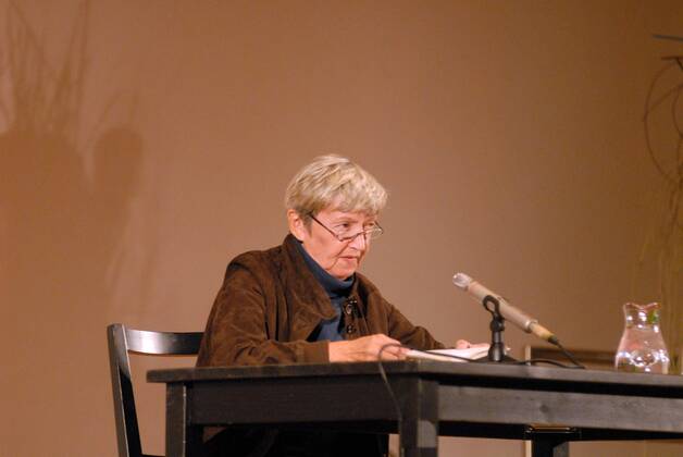 Autorin Christine Nöstlinger anlässlich der Eröffnung des Literaturfests in Salzburg