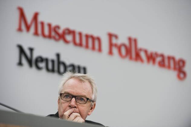 Architekt David Chipperfield anlässlich der Eröffnung eines Neubaus für das Folgwang Museum in Essen