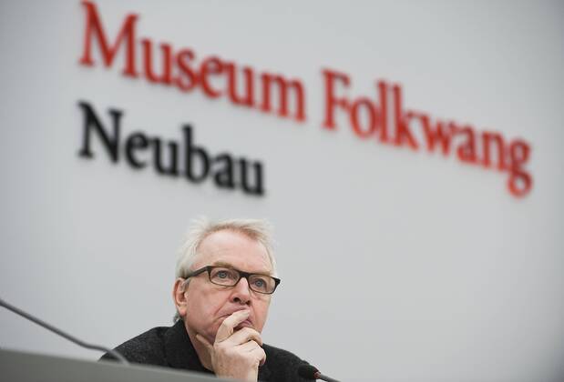Architekt David Chipperfield anlässlich der Eröffnung eines Neubaus für das Folgwang Museum in Essen