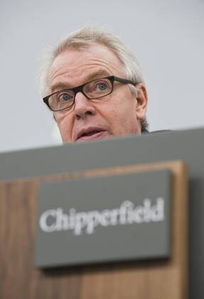 Architekt David Chipperfield anlässlich der Eröffnung eines Neubaus für das Folgwang Museum in Essen