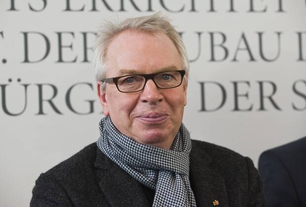 Architekt David Chipperfield anlässlich der Eröffnung eines Neubaus für das Folgwang Museum in Essen