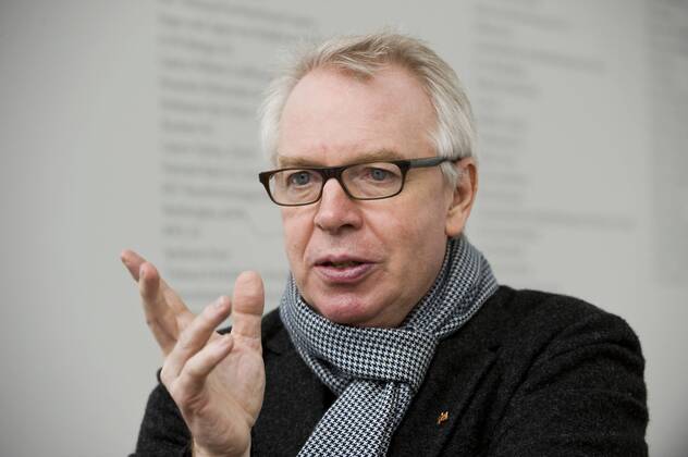 Architekt David Chipperfield anlässlich der Eröffnung eines Neubaus für das Folgwang Museum in Essen