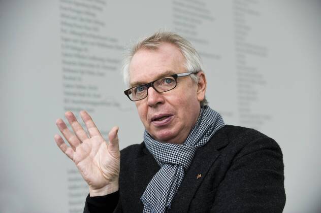 Architekt David Chipperfield anlässlich der Eröffnung eines Neubaus für das Folgwang Museum in Essen