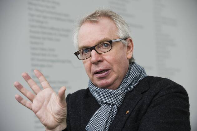 Architekt David Chipperfield anlässlich der Eröffnung eines Neubaus für das Folgwang Museum in Essen
