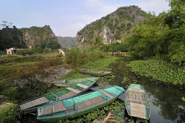 Tam Coc Region, Umgebung von Ninh Binh, trockene Halong Bucht, Vietnam, Südostasien ibxgzs01639870