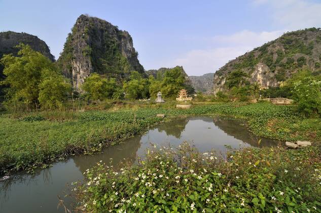 Tam Coc Region, Umgebung von Ninh Binh, trockene Halong Bucht, Vietnam, Südostasien ibxgzs01639890