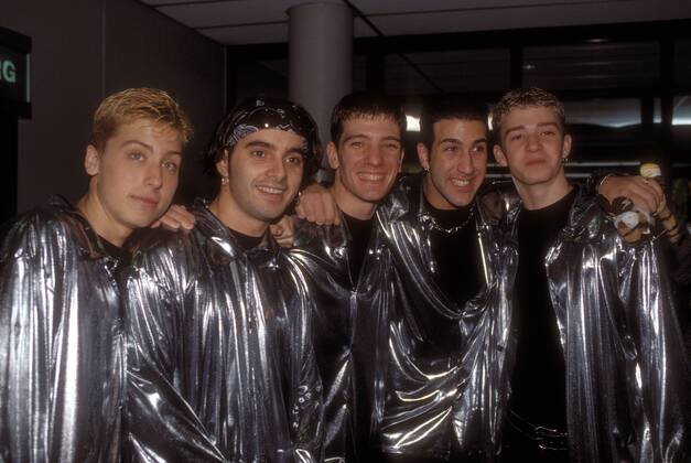 Echo Verleihung 1997 in Hamburg NSYNC beim ECHO 1997 . (L-R) Lance Bass, Chris Kirkpatrick, JC Chasez, Joey Fatone, Justin Timberlake . 