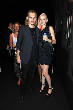 Wilson Gonzlez Ochsenknecht und seine Freundin Bonnie Strange bei der Laurel Fashion Show im Rahmen der Mercedes Benz Fashion Week Berlin Spring Summer 2012 am 7.7.2011 in Berlin MBFW Berlin- Laurel Fashion Show 2011