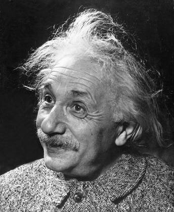 Albert Einstein - 1879 - 1955 German - born theoretical physicist . He is best known for his theory of relativity and in 1921 he won the Nobel Prize for Physics Mono Negative UnitedArchives1156707