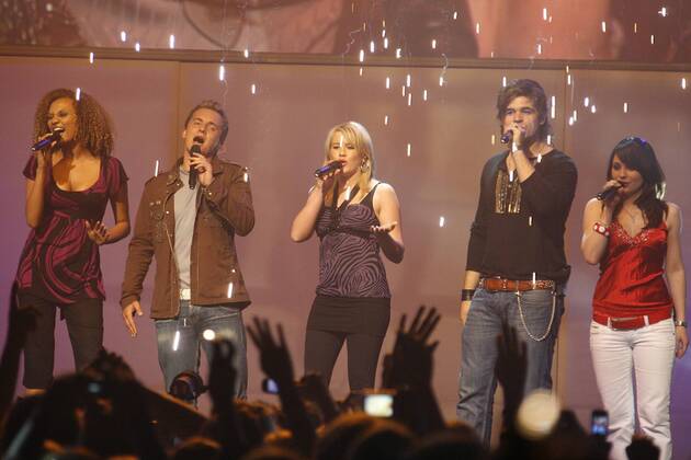 Deutschland sucht den Superstar-Finalisten live bei The Dome 42 in der TUI-Arena, Hannover DSDS Finalisten