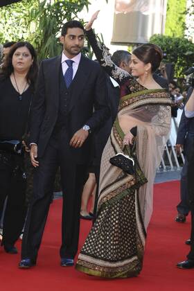 Weltpremiere von Raavan im BFI on the South Bank, London Abhishek Bachchan, Aishwarya Rai Bachchan