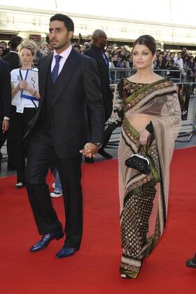 Weltpremiere von Raavan im BFI on the South Bank, London Abhishek Bachchan, Aishwarya Rai Bachchan
