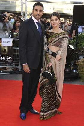 Weltpremiere von Raavan im BFI on the South Bank, London Abhishek Bachchan, Aishwarya Rai Bachchan