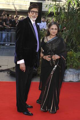 Weltpremiere von Raavan im BFI on the South Bank, London Amitabh Bachchan, Jaya Bhaduri