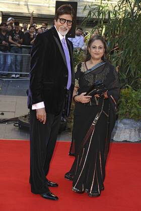 Weltpremiere von Raavan im BFI on the South Bank, London Amitabh Bachchan, Jaya Bhaduri