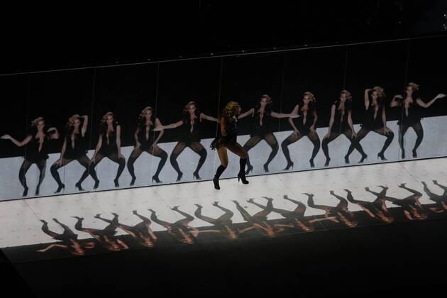 NEW ORLEANS, Beyonce bei der Half Time Show waehrend dem Super Bowl 2013 NFL Championship Spiel San Francisco 49 ERS gegen Baltimore Ravens im Mercedes Benz Superdome in New Orleans, Louisiana, USA. +++HARDT+++