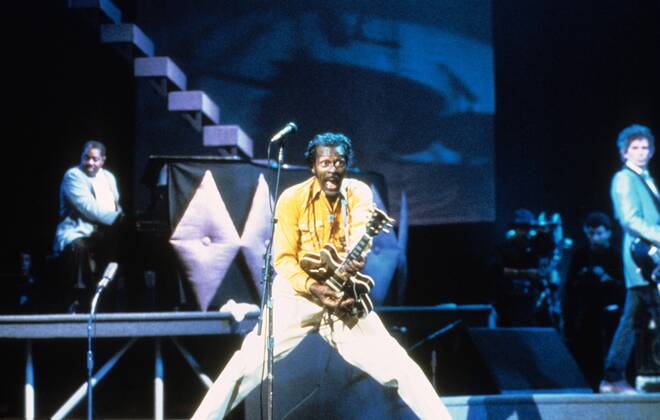 Chuck Berry an American guitarist, singer and songwriter. UnitedArchives00111448 