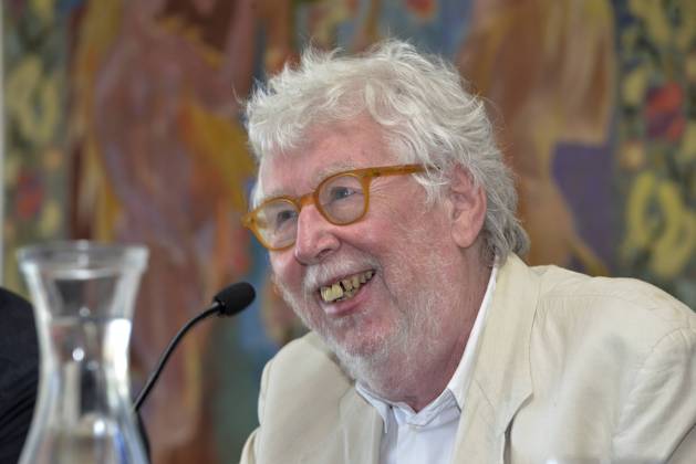 Pressekonferenz zur Erstauffuehrung der Oper Gawain von Harrison Birtwistle in der Kulisse im Festspielbezirk in Salzburg. Dieses Bild zeigt den Komponisten Sir Harrison Birtwistle 2013 - Pressekonferenz zur Erstauffuehrung der Oper Gawain von Harrison Birtwistle in der Kulisse im Festspielbezirk in Salzburg - Komponist Sir Harrison Birtwistle
