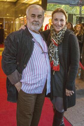 Udo Walz und Caroline Beil bei der Premiere des Theaterstücks Ziemlich beste Freunde in der Komödie am Kurfürstendamm. Berlin, 29.09.2013 Foto:xK.xWernerx xFuturexImage