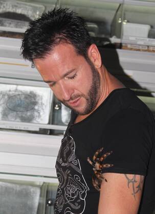 Michael Wendler in der Zoohandlung Zajac in Köln - Michael Wendler