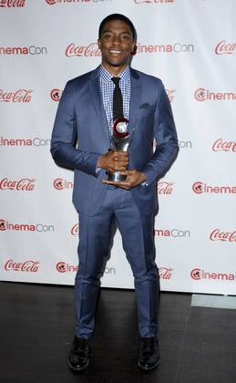 Chadwick Boseman CINEMACON BIG SCREEN ACHIEVEMENT AWARDS Las Vegas  Patrick Rideaux