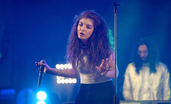 New Zealand singer-songwriter Lorde performs live during BBC Radio 1 s Big Weekend in Glasgow, England on May 24, 2014.  LON20140524212