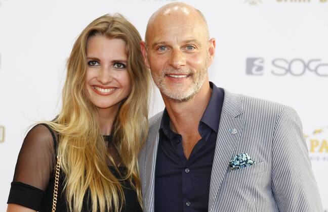 Rust, Germany - Juin 08, 2014: Simon Licht and Theresa Krentzlin attend the Fashion World Camp David and Soccx Store Opening Celebrities attend the Fashion World Camp David and Soccx Store Opening