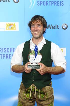 Stephan Bauhofer Bayerische Sportpreis 2014 Ehrung, Auszeichnung. Preis BMW-Welt München 19. Juli 2014