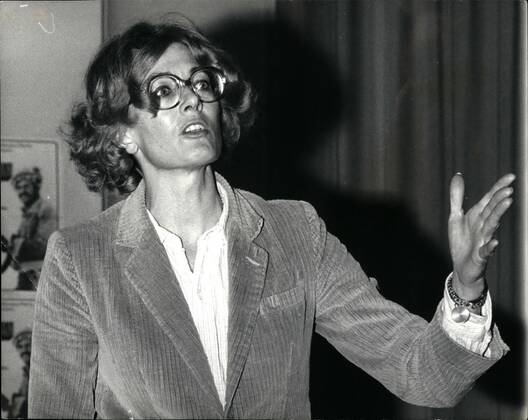 Apr. 04, 1978 - VANESSA UNREPENTANT: Vanessa Redgrave was unrepentant after the uproar she created at the Academy Award, presentations, with her political speech on Monday night. She arrived in London today to start work on her next film, YANKS, in which she plays the part of a middle class Northern housewife and mother who falls in love with a U.S. serviceman, played by William Devane, during the war. PHOTO SHOWS Oscar winner (best actress) Vanessa Redgrave who arrived in London today. - ZUMAk09
