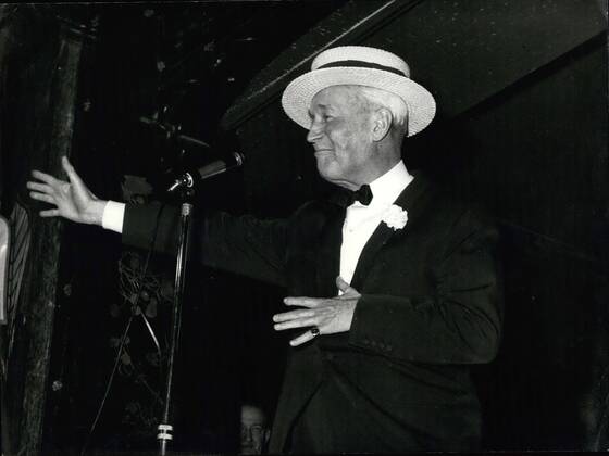 Jan. 28, 1965 - Maurice Chevalier Performing  - ZUMAk09